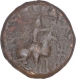 Copper Tetradrachma Coin of Soter Megas of Kushan Dynasty.