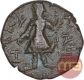 Copper Coin of Kanishka I of Kushan Dynasty.