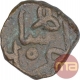 Copper One Sixth Gani Coin of Ala Ud Din Ahmad Shah II of Bahamani Sultanate.