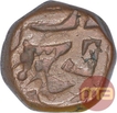Copper One Dam Coin of Shah Alam Bahadur of Elichpur Mint.