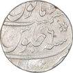 Silver One Rupee Coin of Farrukhsiyar of Murshidabad Mint.