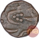 Copper One Toka Cash Coin of Daulatabad Mint of Hyderabad Feudatory of Aurangabad.