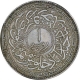 Silver One Rupee Coin of Mir Usman Ali Khan of Haiderabad Farkhanda Bunyad Mint of Hyderabad State.