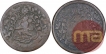 Copper Paisa Coins of Ranjit Singh of Ratlam State.