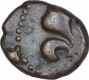 Copper One Doudou Coin of Pondicherry Mint of Indo French.