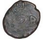 Copper One Doudou Coin of Pondicherry Mint of Indo French.