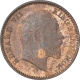 Bronze One Twelfth Anna Coin of King Edward VII of Calcutta Mint of 1907.