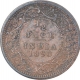 Copper Half Pice Coin of Victoria Empress of Calcutta Mint of 1890.