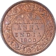 Copper One Quarter Anna Coin of Victoria Empress of Calcutta Mint of 1900.