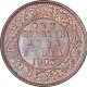 Copper One Quarter Anna Coin of King Edward VII of Calcutta Mint of 1903.