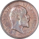 Copper One Quarter Anna Coin of King Edward VII of Calcutta Mint of 1903.