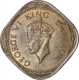 Nickel Brass Two Annas of King George VI of Bombay Mint of 1943.