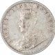 Silver Quarter Rupee Coin of King George V of Bombay Mint of 1912.