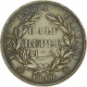 Silver Half Rupee Coin of Victoria Queen of Calcutta Mint of 1840.