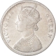 Silver One Rupee Coin of Victoria Queen of Calcutta Mint of 1862.