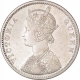 Silver One Rupee Coin of Victoria Queen of Bombay Mint of 1876.