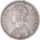 Silver One Rupee Coin of Victoria Empress of Calcutta Mint of 1897.