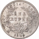 Error Silver One Rupee Coin  of Victoria Queen of Calcutta Mint of 1840.