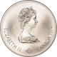 Silver Five Dollar Coin of Elizabeth II of Canada.