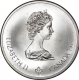 Silver Ten Dollars Coin of Elizabeth II of Canada.