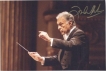 Autograph of Zubin Mehta on his Photograph.