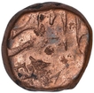 Copper Dam Coin of Akbar of Narnol Mint of Fi Tarikh Type.