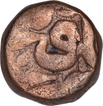 Copper Dam Coin of Narnol Mint of Fi Tarikh Type.