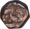 Copper Dam Coin of Akbar of Narnol Mint.