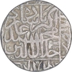 Silver One Rupee Coin of Akbar of Kalima Type.
