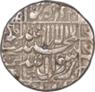 Silver One Rupee Coin of Shahjahan of Surat Mint of Kalima Type.