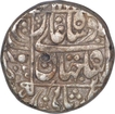 Silver One Rupee Coin of Shahjahan of Surat Mint of Kalima Type.