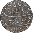 Silver One Rupee Coin of Aurangzeb of Itawa Mint.