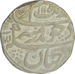 Silver One Rupee Coin of Aurangzeb of Itawa Mint.