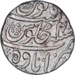 Silver One Rupee Coin of Aurangzeb of Itawah Mint.
