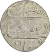 Silver Rupee of Aurangzeb Alamgir of Surat Mint. 