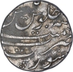 Silver One Rupee Coin of Shah Alam Bahadur of Surat Mint.