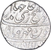Silver One Rupee Coin of Jahandar Shah of Surat Mint.