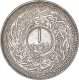 Silver One Rupee Coin of Mir Usman Ali Khan of Haiderabad Farkhanda Bunyad Mint of Hyderabad State.