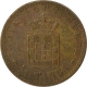 Bronze one twelveth tanga  of Carlos I of portuguese Administration.