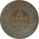 Bronze One Twelfth Anna Coin of King Edward VII of Calcutta Mint of 1910.