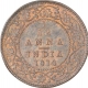 Bronze One Twelfth Anna Coin of King George V of Calcutta Mint of 1914.