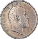 Silver Two Anna Coin of King Edward VII of Calcutta Mint of 1906.