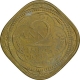 Nickel Brass Two Annas Coin of King George VI of Bombay Mint of 1944.