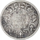 Silver Half Rupee Coin of Victoria Queen of Bombay Mint of 1876.