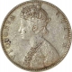 Silver One Rupee Coin of Victoria Queen of Calcutta Mint of 1862.