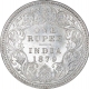 Silver One Rupee Coin of Victoria Empress of Bombay Mint of 1879.