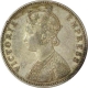 Silver One Rupee Coin of Victoria Empress of Bombay Mint of 1885.