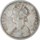 Silver One Rupee Coin of Victoria Empress of Bombay Mint of 1885.