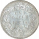 Silver One Rupee Coin of Victoria Empress of Bombay Mint of 1891.