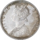 Silver One Rupee Coin of Victoria Empress of Bombay Mint of 1898.